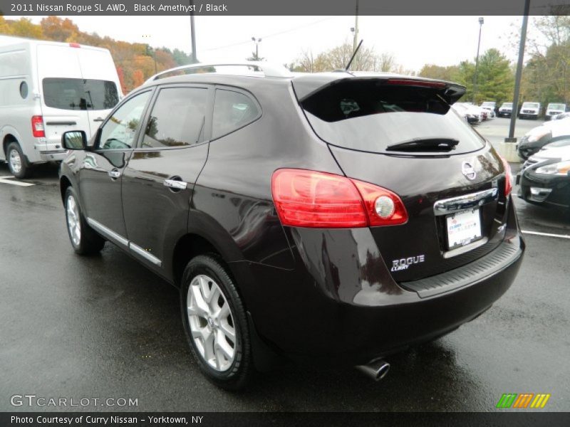 Black Amethyst / Black 2011 Nissan Rogue SL AWD