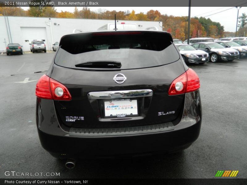 Black Amethyst / Black 2011 Nissan Rogue SL AWD
