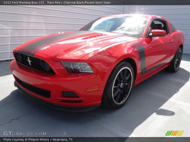 Race Red / Charcoal Black/Recaro Sport Seats 2013 Ford Mustang Boss 302