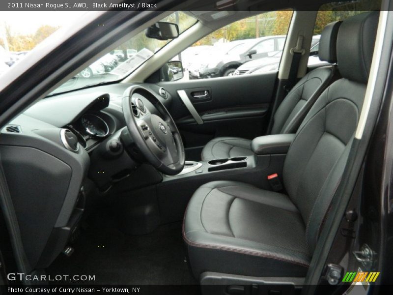  2011 Rogue SL AWD Black Interior