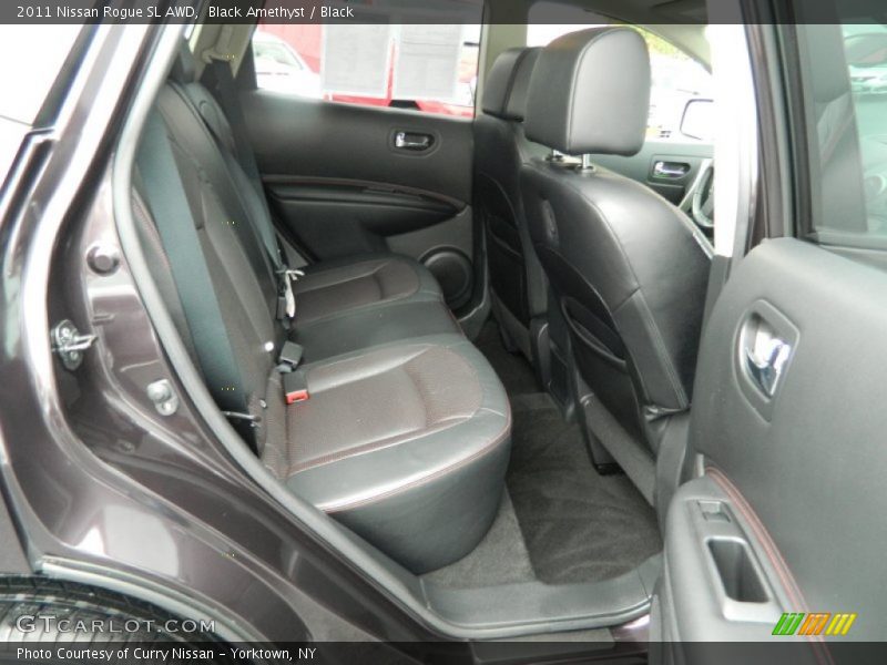 Rear Seat of 2011 Rogue SL AWD