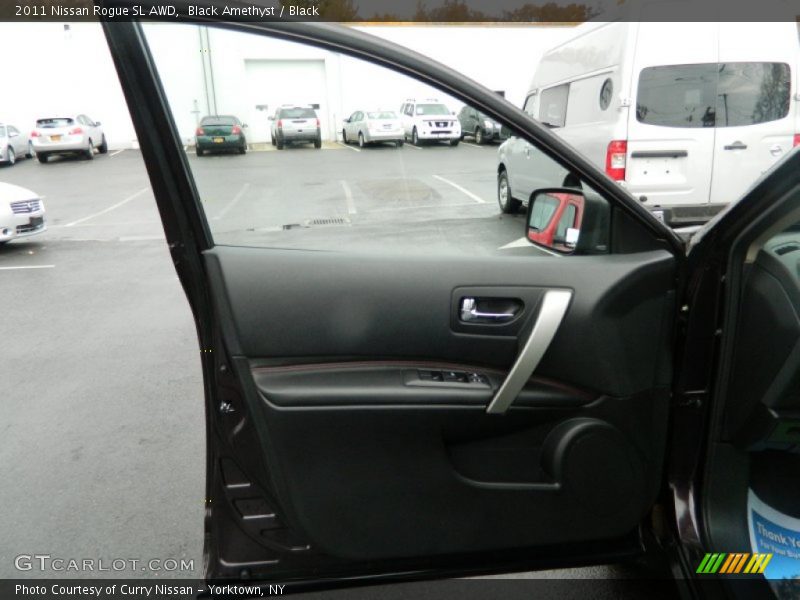 Black Amethyst / Black 2011 Nissan Rogue SL AWD