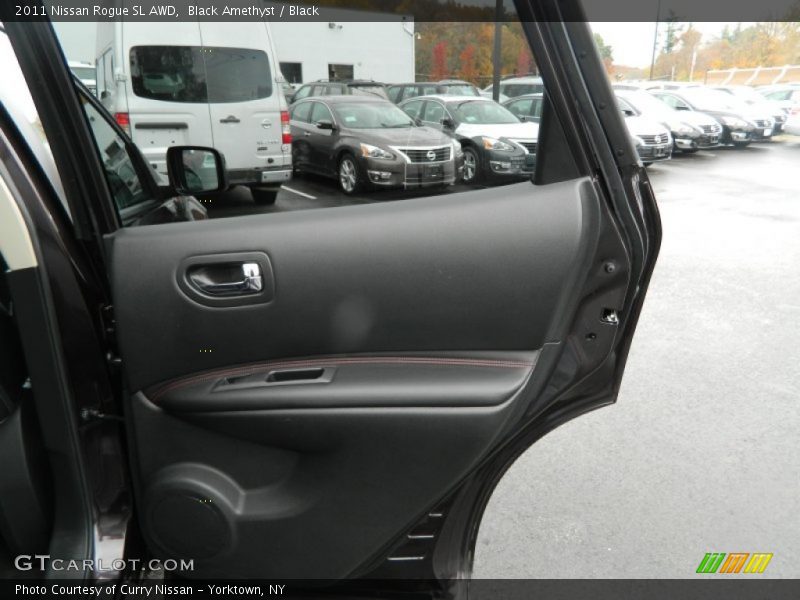 Black Amethyst / Black 2011 Nissan Rogue SL AWD