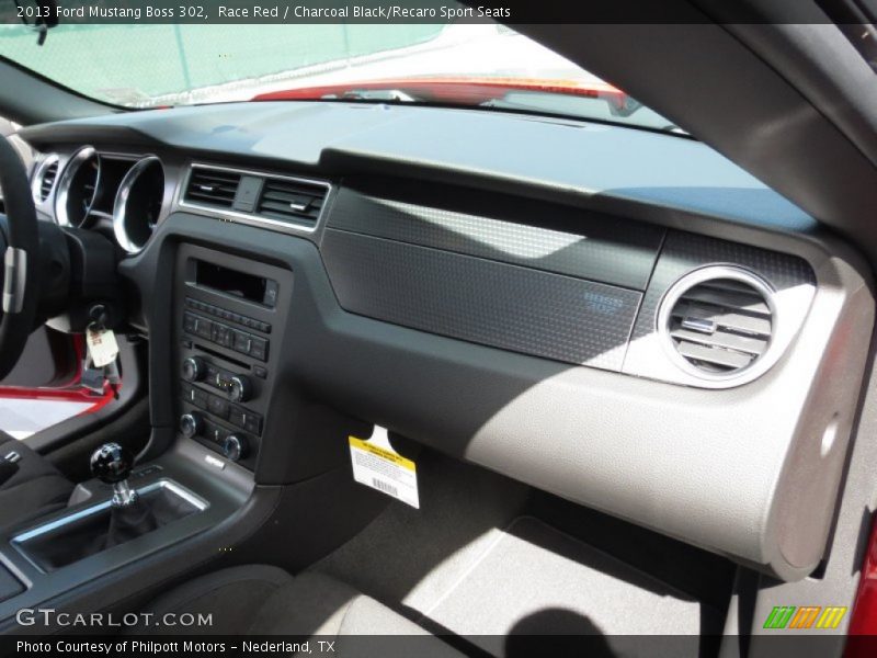 Dashboard of 2013 Mustang Boss 302