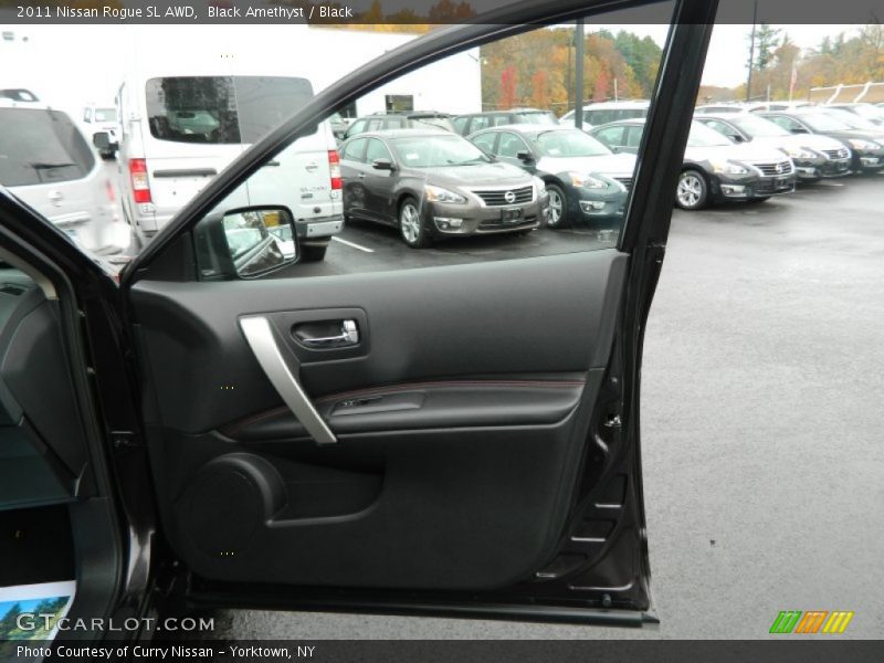 Black Amethyst / Black 2011 Nissan Rogue SL AWD