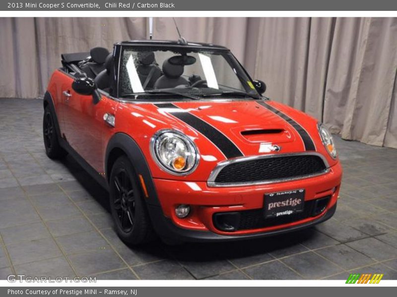 Chili Red / Carbon Black 2013 Mini Cooper S Convertible