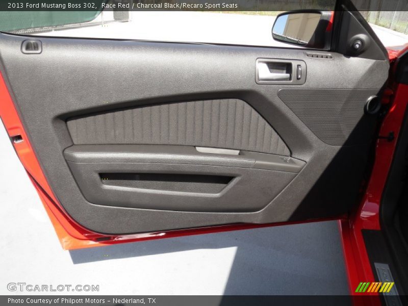 Door Panel of 2013 Mustang Boss 302