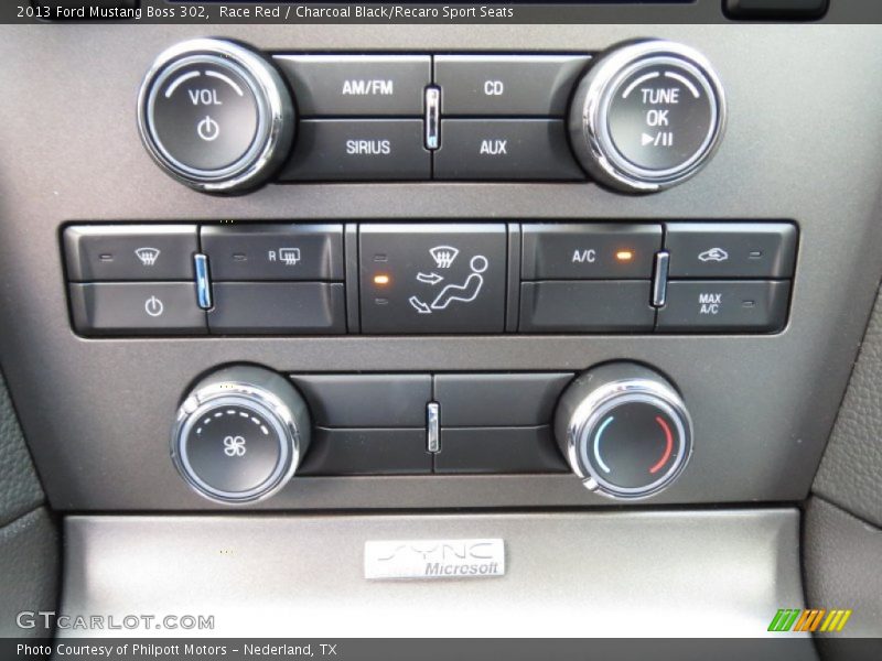Controls of 2013 Mustang Boss 302