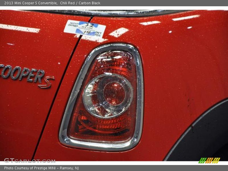 Chili Red / Carbon Black 2013 Mini Cooper S Convertible