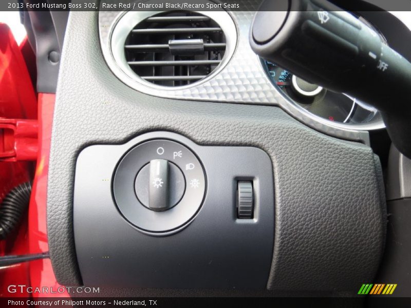 Controls of 2013 Mustang Boss 302