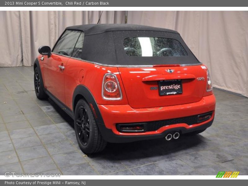 Chili Red / Carbon Black 2013 Mini Cooper S Convertible