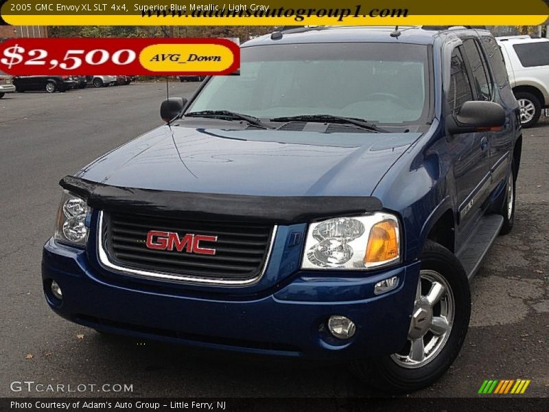Superior Blue Metallic / Light Gray 2005 GMC Envoy XL SLT 4x4