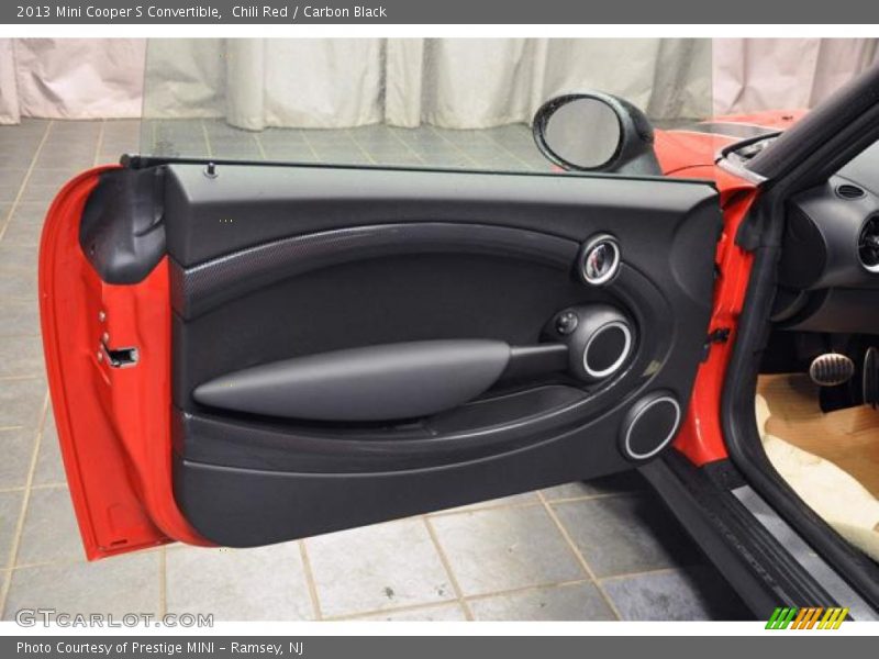 Chili Red / Carbon Black 2013 Mini Cooper S Convertible