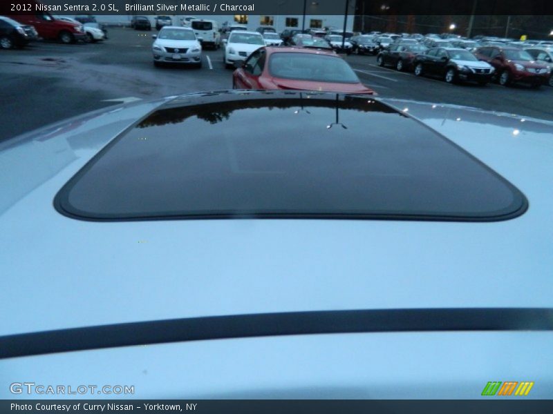 Brilliant Silver Metallic / Charcoal 2012 Nissan Sentra 2.0 SL