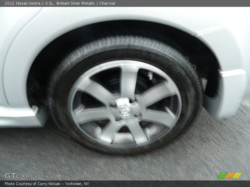 Brilliant Silver Metallic / Charcoal 2012 Nissan Sentra 2.0 SL