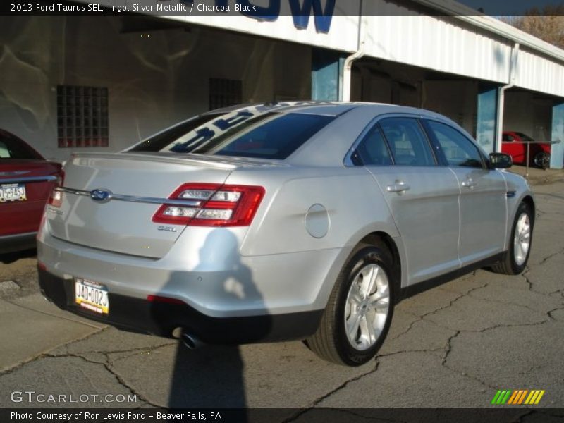 Ingot Silver Metallic / Charcoal Black 2013 Ford Taurus SEL