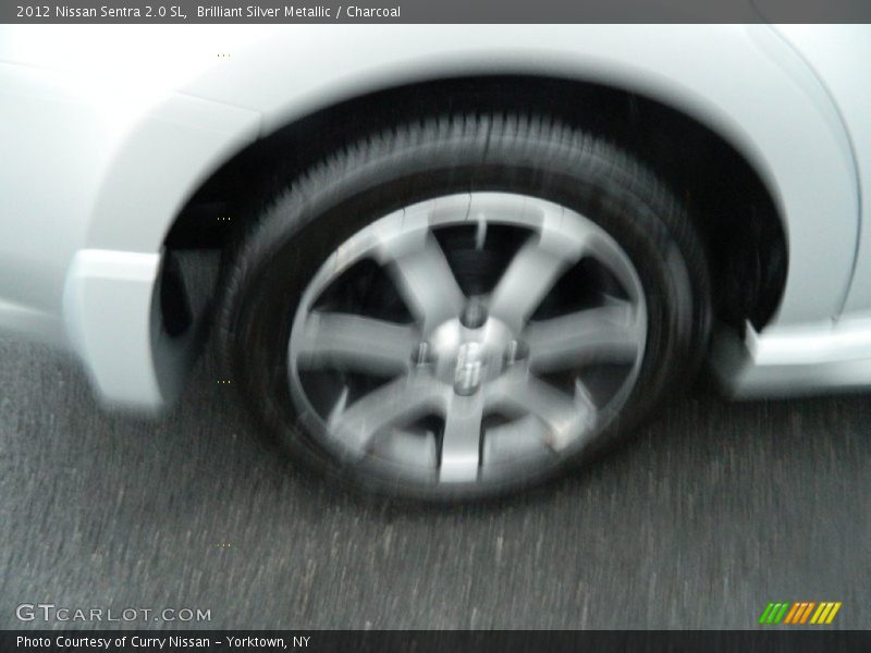 Brilliant Silver Metallic / Charcoal 2012 Nissan Sentra 2.0 SL