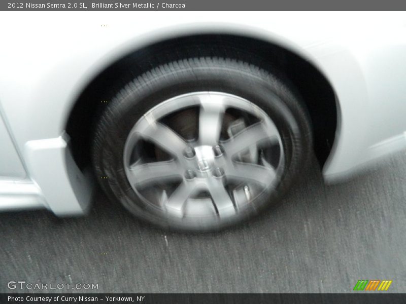 Brilliant Silver Metallic / Charcoal 2012 Nissan Sentra 2.0 SL
