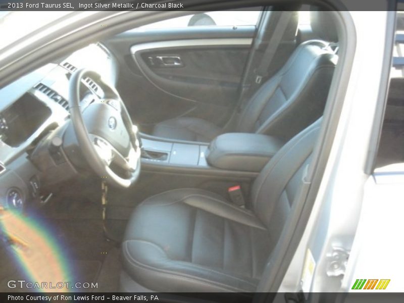 Ingot Silver Metallic / Charcoal Black 2013 Ford Taurus SEL