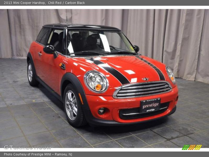 Chili Red / Carbon Black 2013 Mini Cooper Hardtop