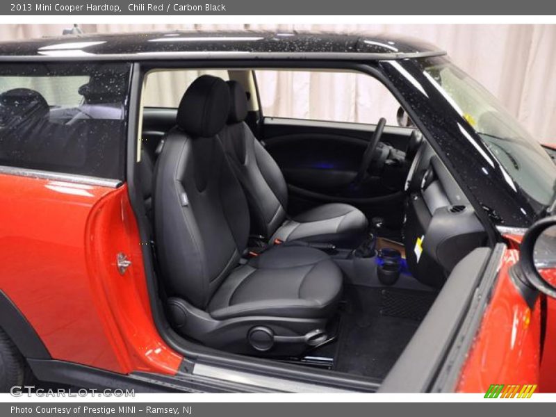 Chili Red / Carbon Black 2013 Mini Cooper Hardtop