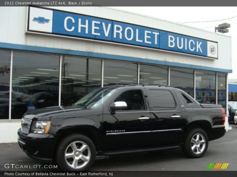 Black / Ebony 2012 Chevrolet Avalanche LTZ 4x4