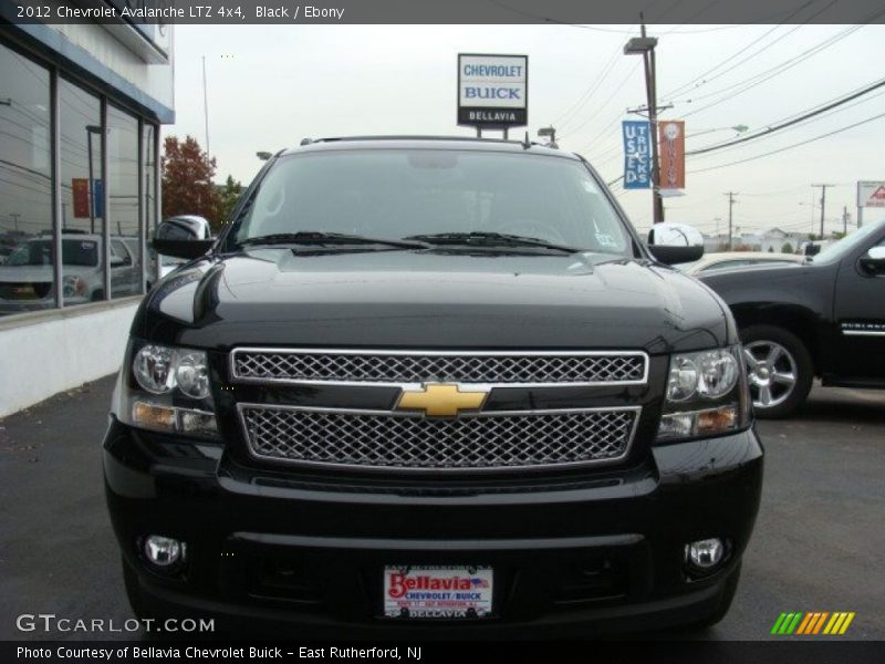 Black / Ebony 2012 Chevrolet Avalanche LTZ 4x4
