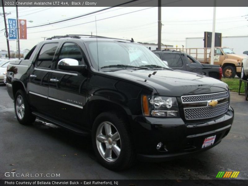 Black / Ebony 2012 Chevrolet Avalanche LTZ 4x4