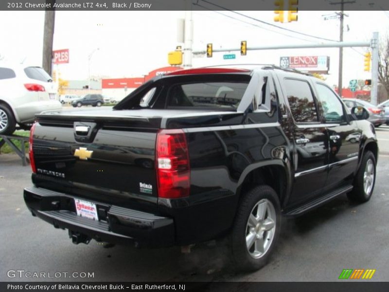 Black / Ebony 2012 Chevrolet Avalanche LTZ 4x4