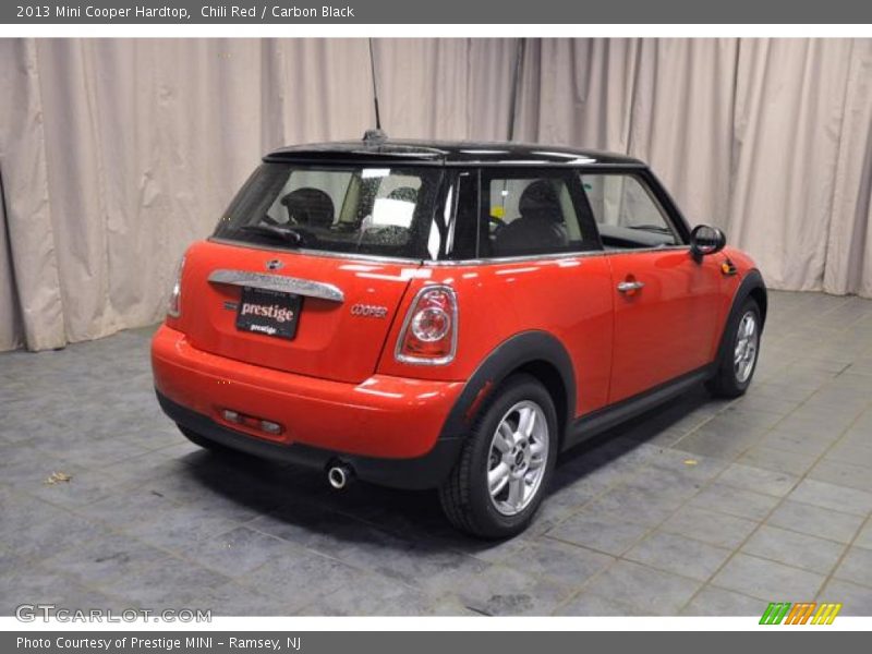 Chili Red / Carbon Black 2013 Mini Cooper Hardtop