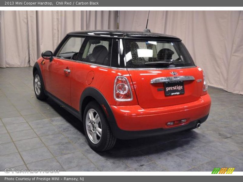 Chili Red / Carbon Black 2013 Mini Cooper Hardtop