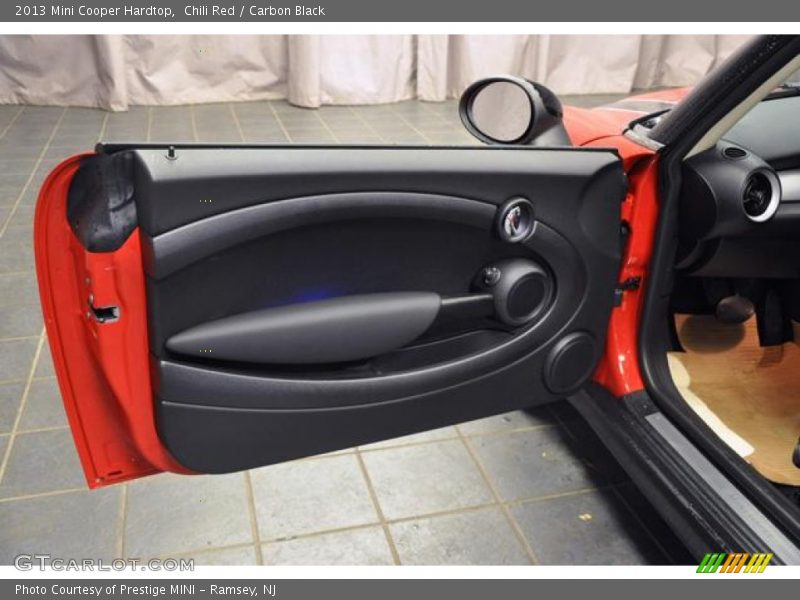 Chili Red / Carbon Black 2013 Mini Cooper Hardtop