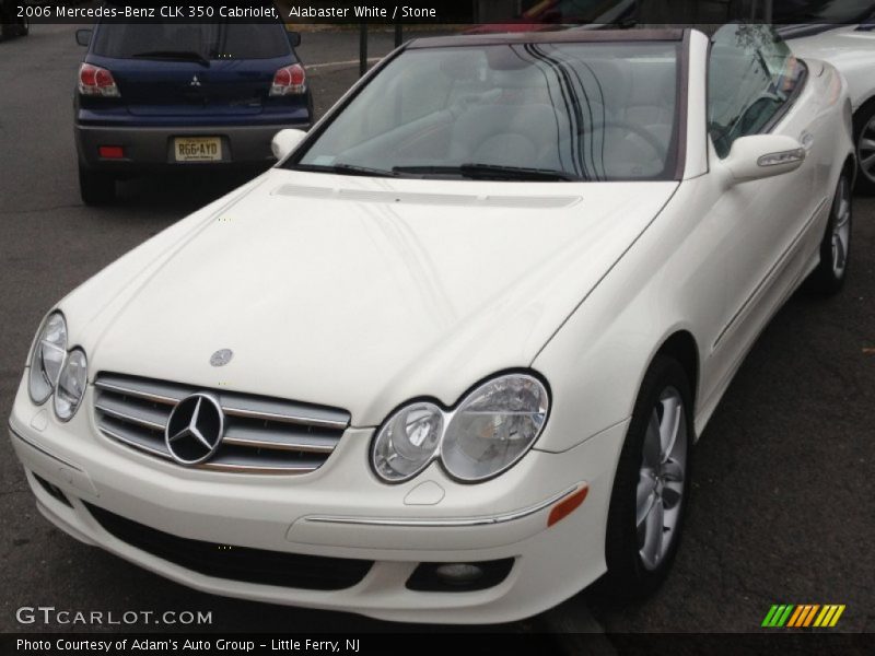 Alabaster White / Stone 2006 Mercedes-Benz CLK 350 Cabriolet