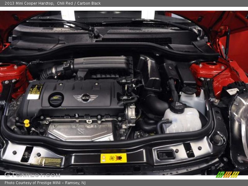 Chili Red / Carbon Black 2013 Mini Cooper Hardtop