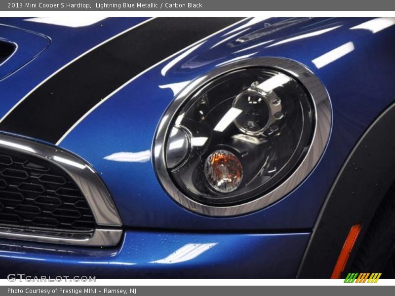 Lightning Blue Metallic / Carbon Black 2013 Mini Cooper S Hardtop