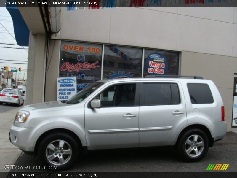 Billet Silver Metallic / Gray 2009 Honda Pilot EX 4WD