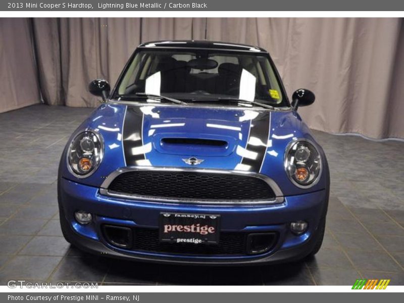 Lightning Blue Metallic / Carbon Black 2013 Mini Cooper S Hardtop