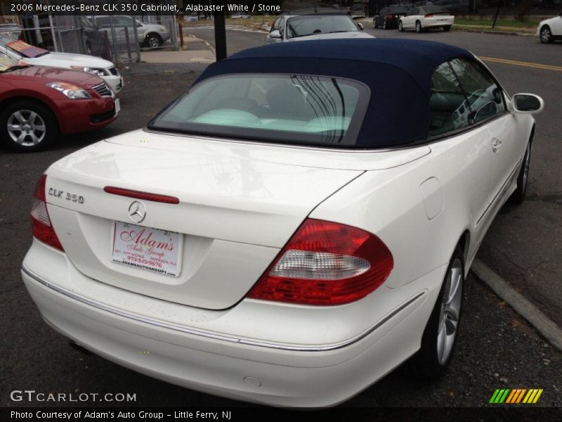 Alabaster White / Stone 2006 Mercedes-Benz CLK 350 Cabriolet