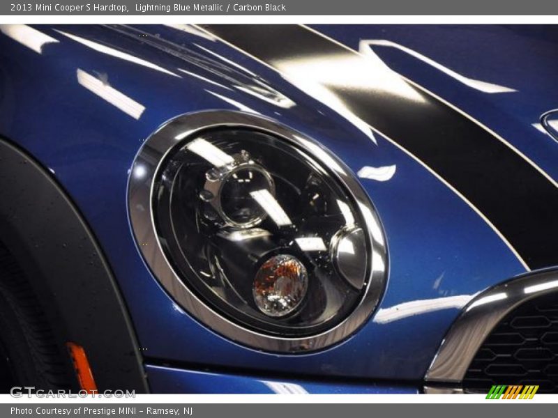 Lightning Blue Metallic / Carbon Black 2013 Mini Cooper S Hardtop