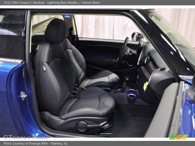 Lightning Blue Metallic / Carbon Black 2013 Mini Cooper S Hardtop