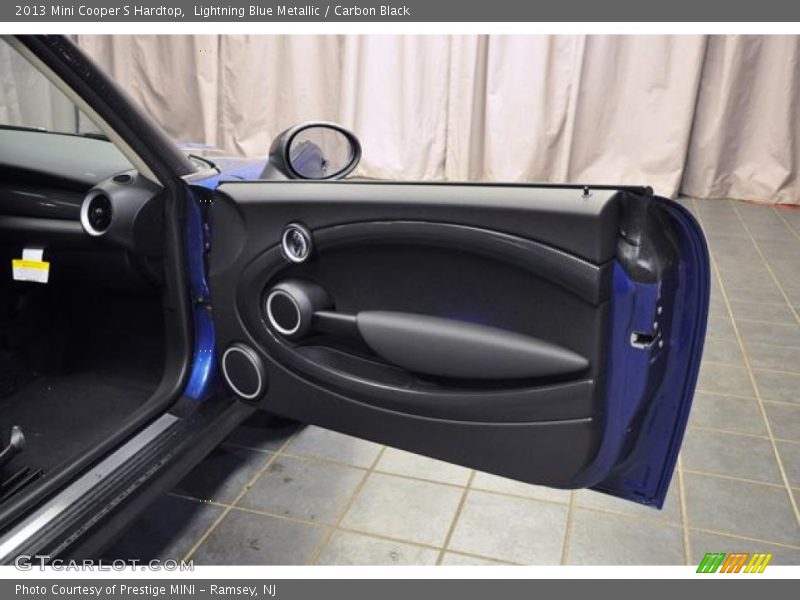 Lightning Blue Metallic / Carbon Black 2013 Mini Cooper S Hardtop
