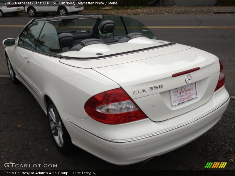 Alabaster White / Stone 2006 Mercedes-Benz CLK 350 Cabriolet