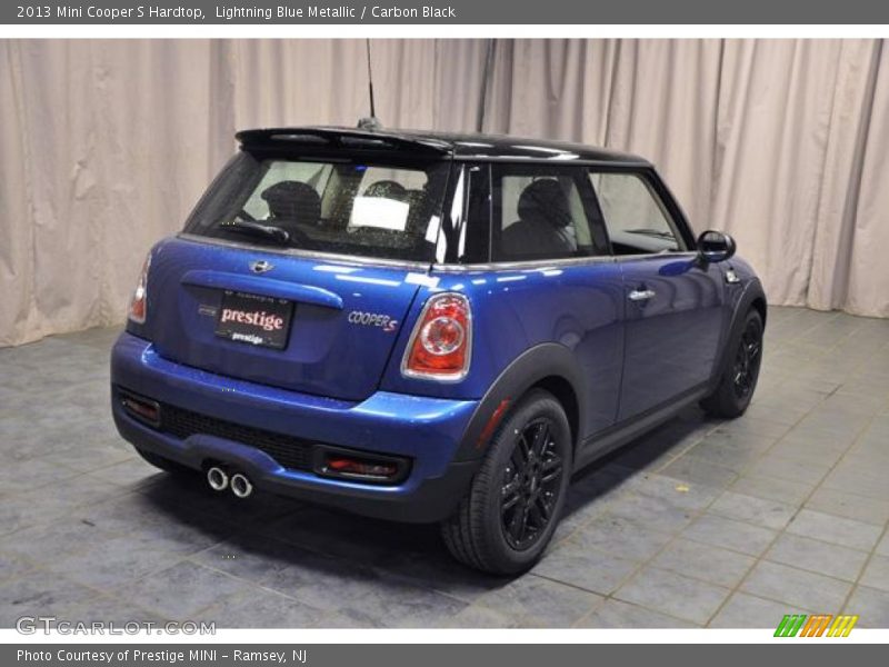 Lightning Blue Metallic / Carbon Black 2013 Mini Cooper S Hardtop