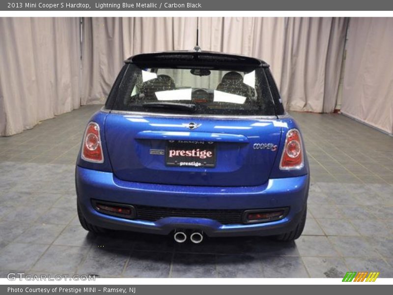 Lightning Blue Metallic / Carbon Black 2013 Mini Cooper S Hardtop