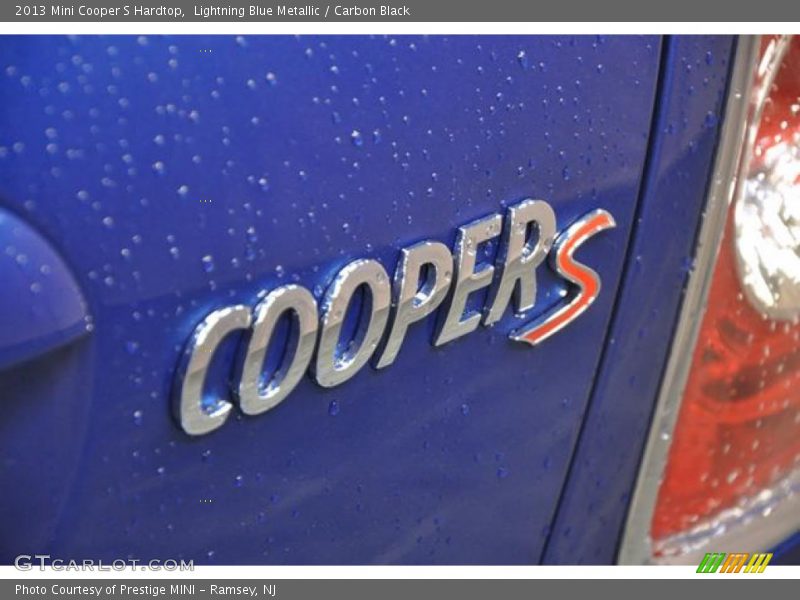 Lightning Blue Metallic / Carbon Black 2013 Mini Cooper S Hardtop