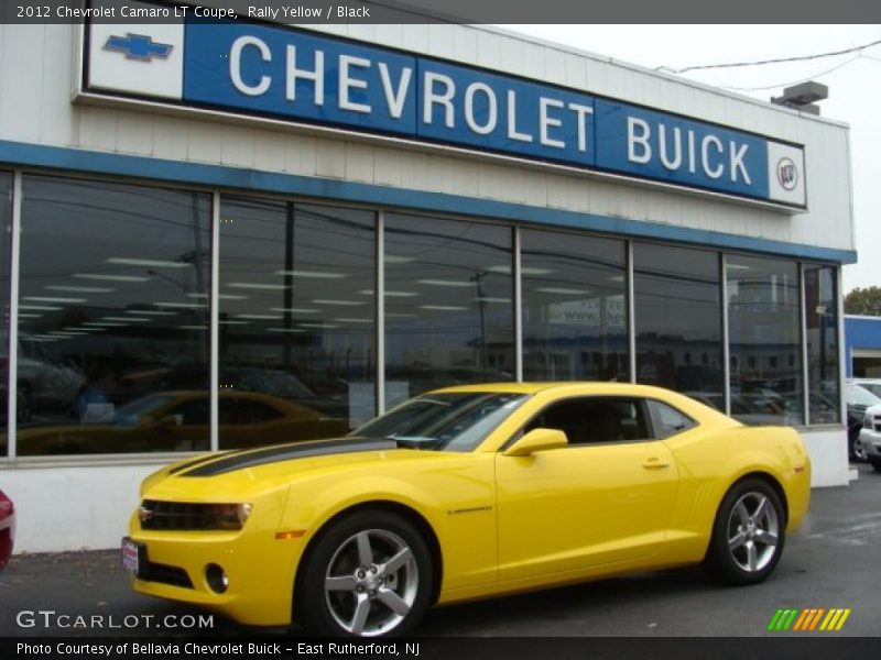 Rally Yellow / Black 2012 Chevrolet Camaro LT Coupe