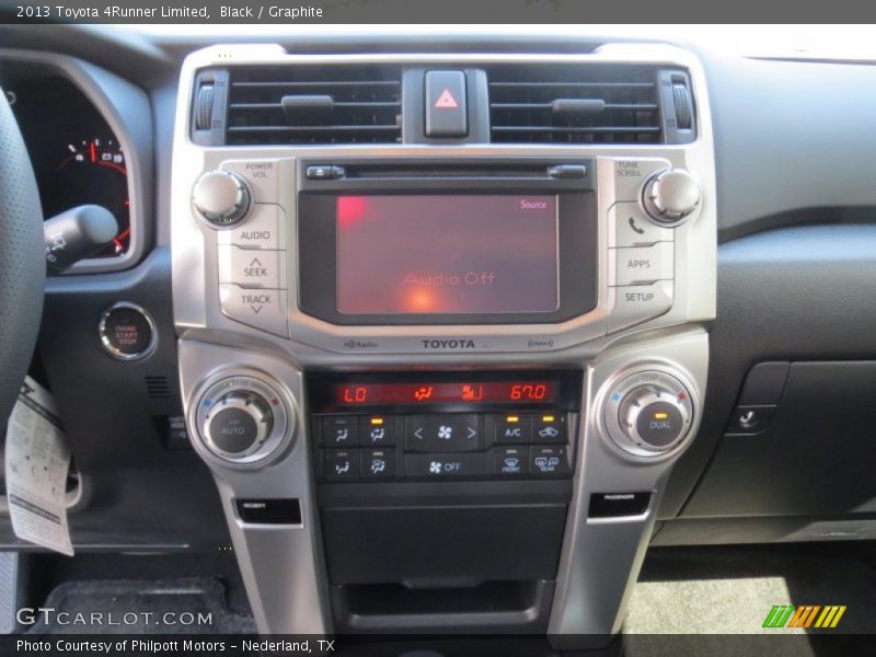 Controls of 2013 4Runner Limited