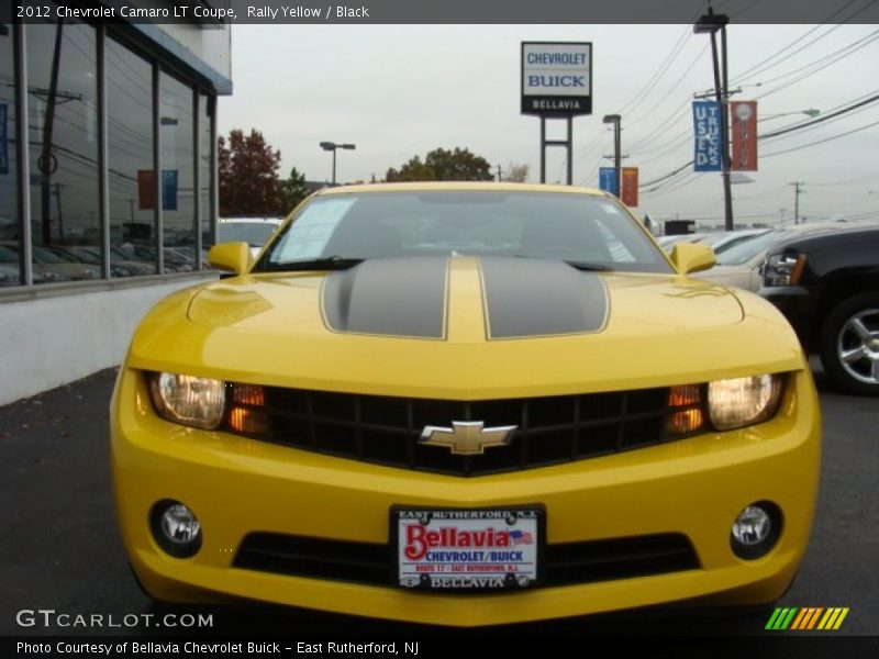 Rally Yellow / Black 2012 Chevrolet Camaro LT Coupe