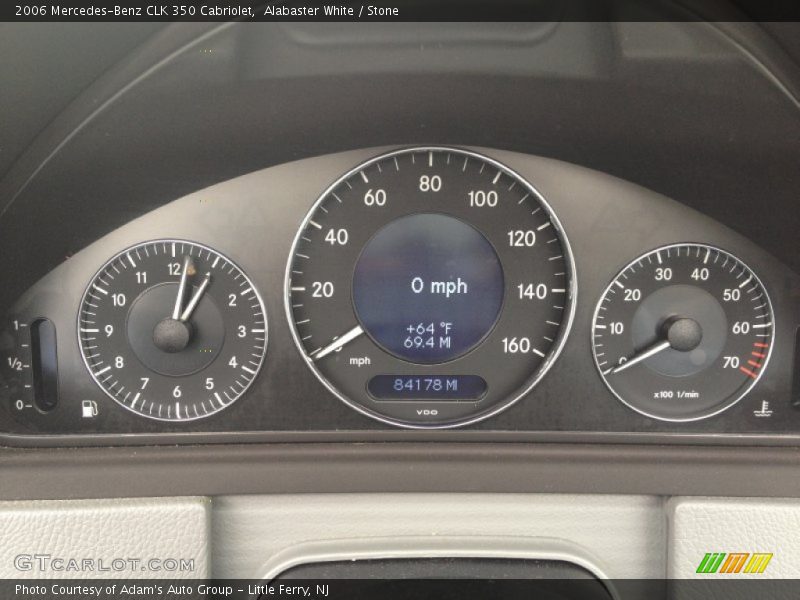 Alabaster White / Stone 2006 Mercedes-Benz CLK 350 Cabriolet