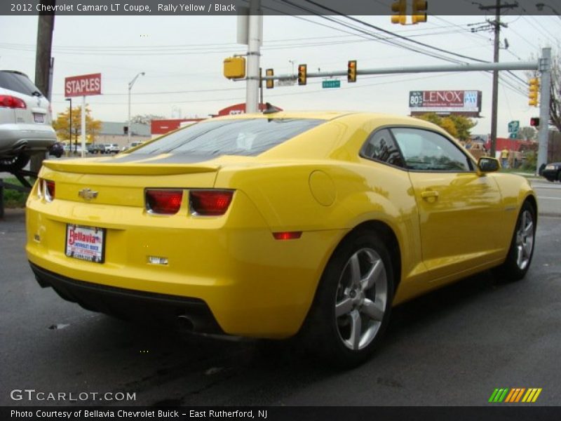 Rally Yellow / Black 2012 Chevrolet Camaro LT Coupe